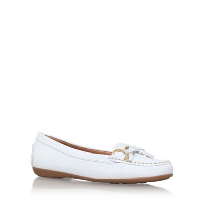 Carvela Comfort White 'cally' flat slip on loafer